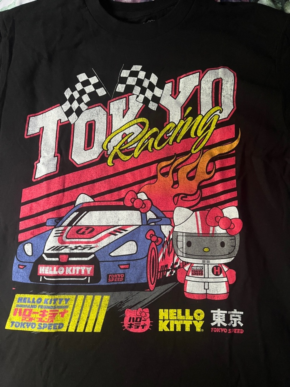 Hello Kitty Tokyo Racing TShirt Size S - Picture 2 of 6